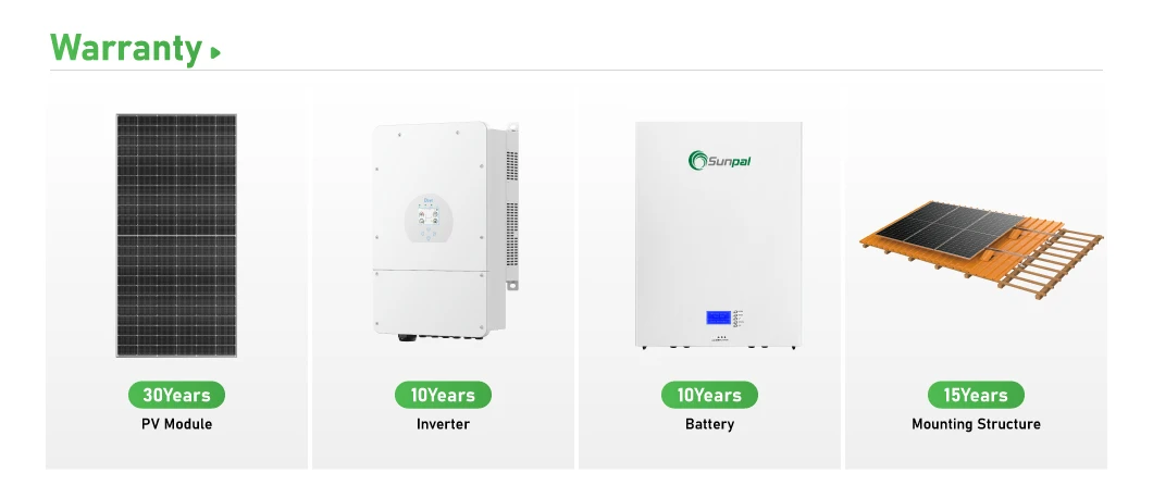 Sunpal Hybrid Solar Energy Storage System - 10kw 5kw 3kw