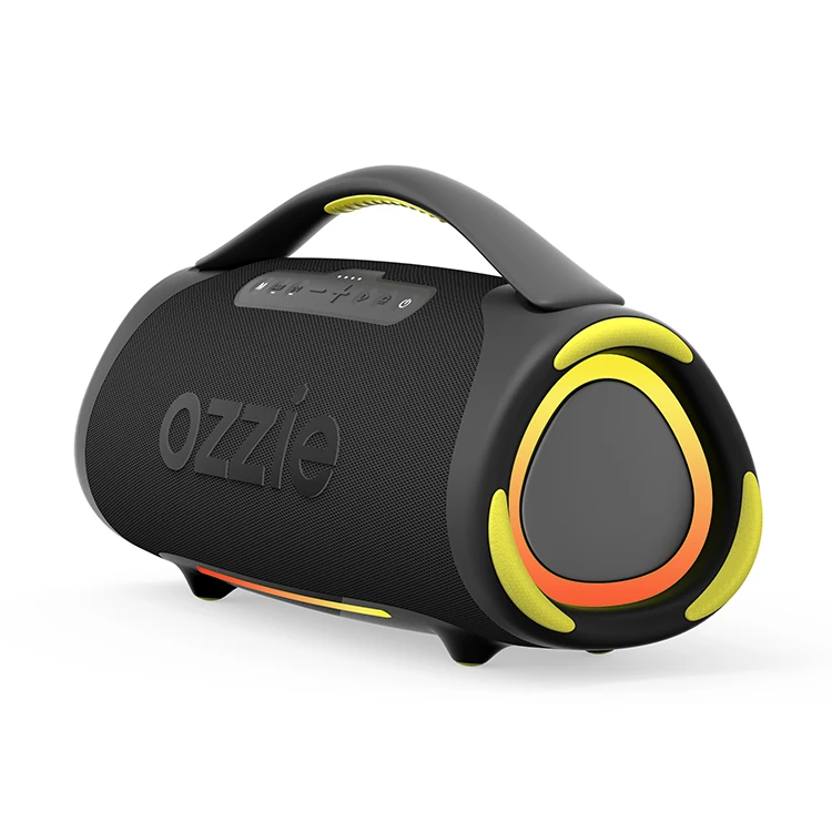 2024 Latest Design Portable Party Box Speaker With Built-in Colorful Lights Powerful Loud Sound and Super Bass Black Party Box