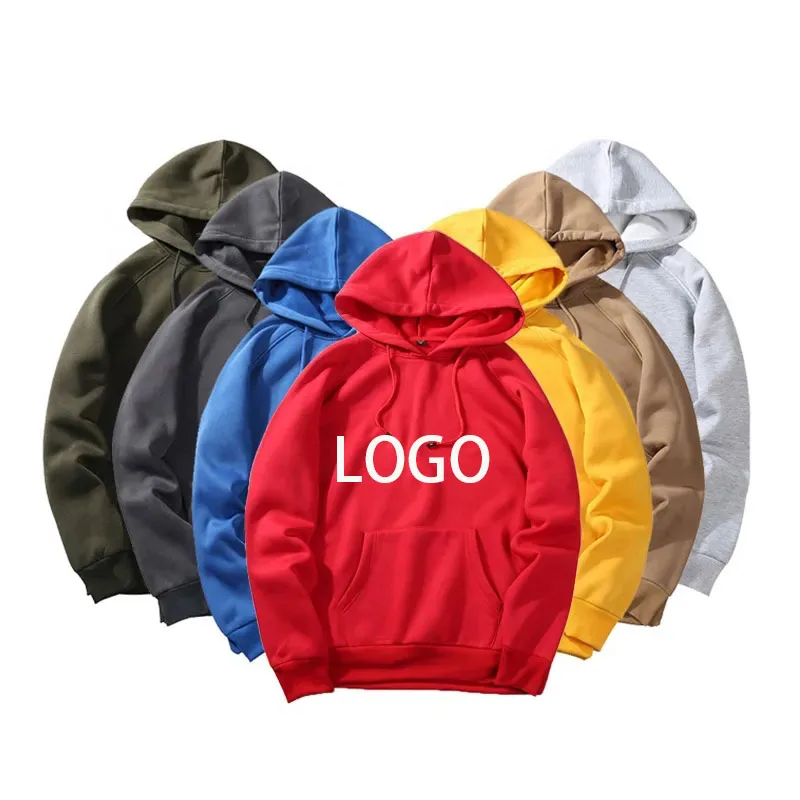Custom Logo Hoodie Unisex Designer Embroidery Hoodies Plain Men