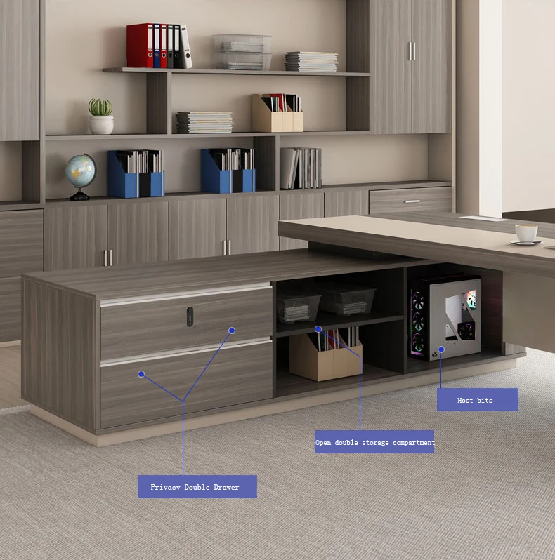 Ceo Manager Office Desk Executive Cheap Mdf Office Table Director's Desk With Side Table Buy