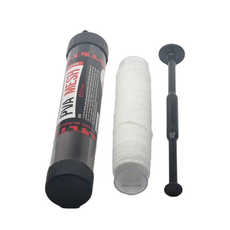 Custom Biodegradable PVA Mesh Refill Stocking Soft Plastic Crab Fishing Bait Packaging Bags