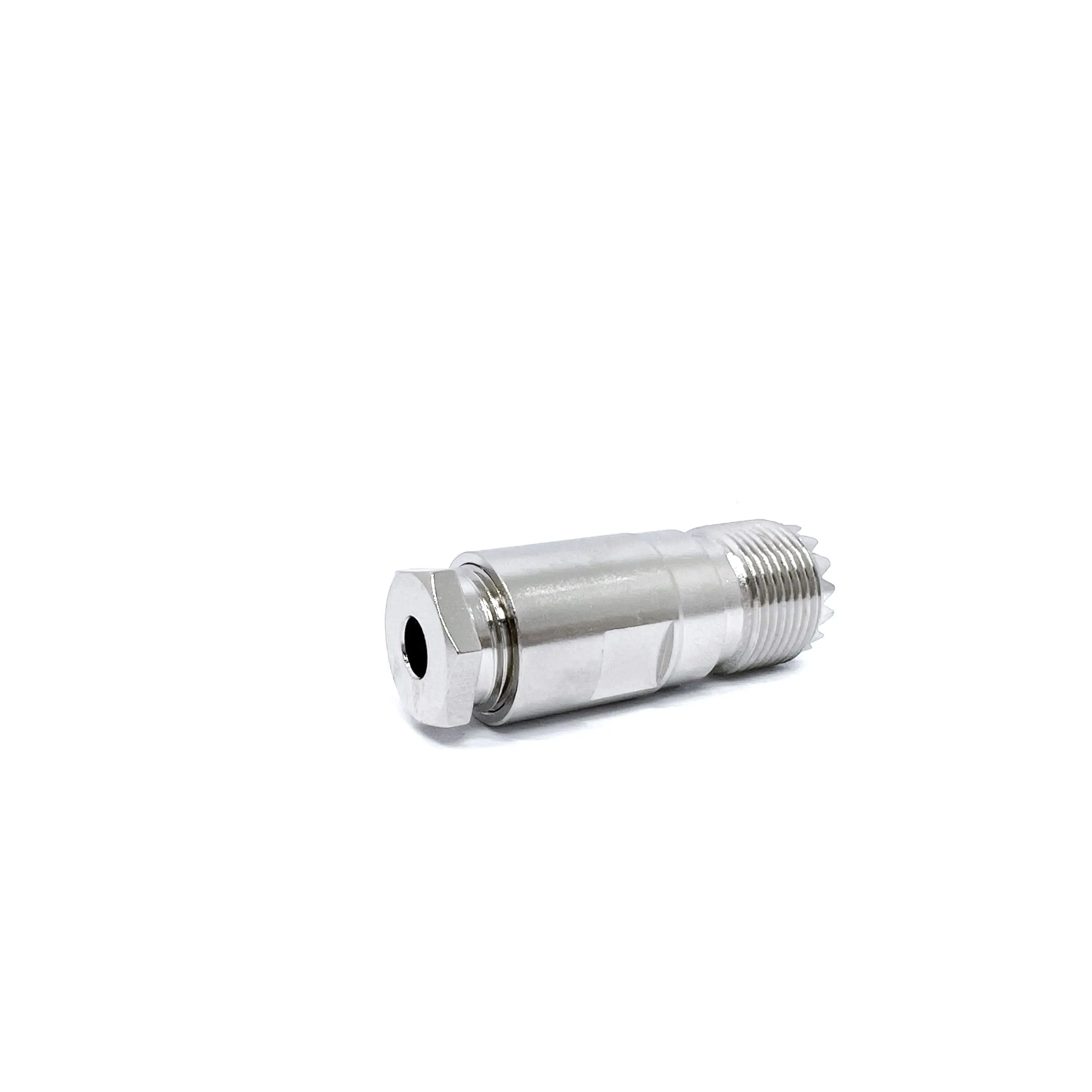 rf connectors uhf female straight nickel-plated clamp straight for WTR195 WTR200 coaxial cable in stock