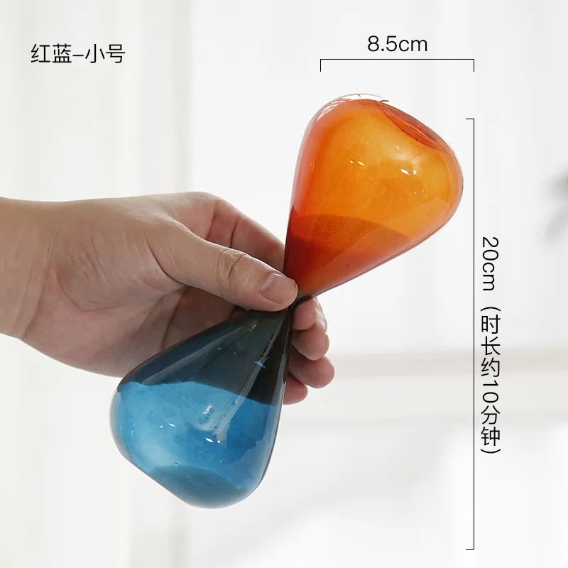 Nordic creative glass time timer ornaments student personality gift decoration