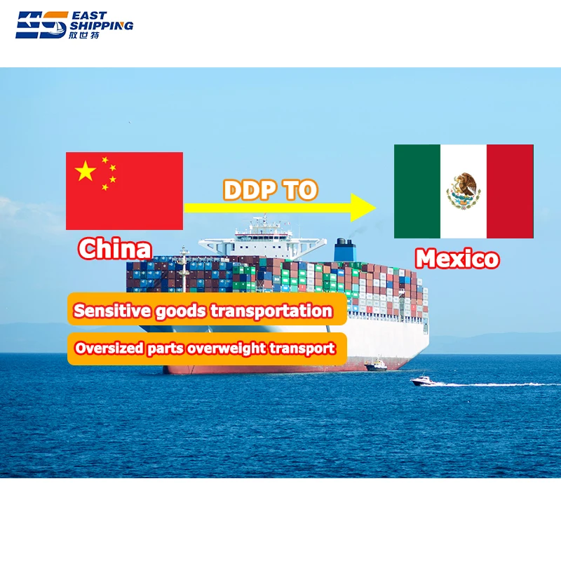 Forwarder DDP Parcel Sea Mexico Delivery To Mexico Fcl Shipping Transporte Door To Door Cargo Ship From China Delivery Mexico