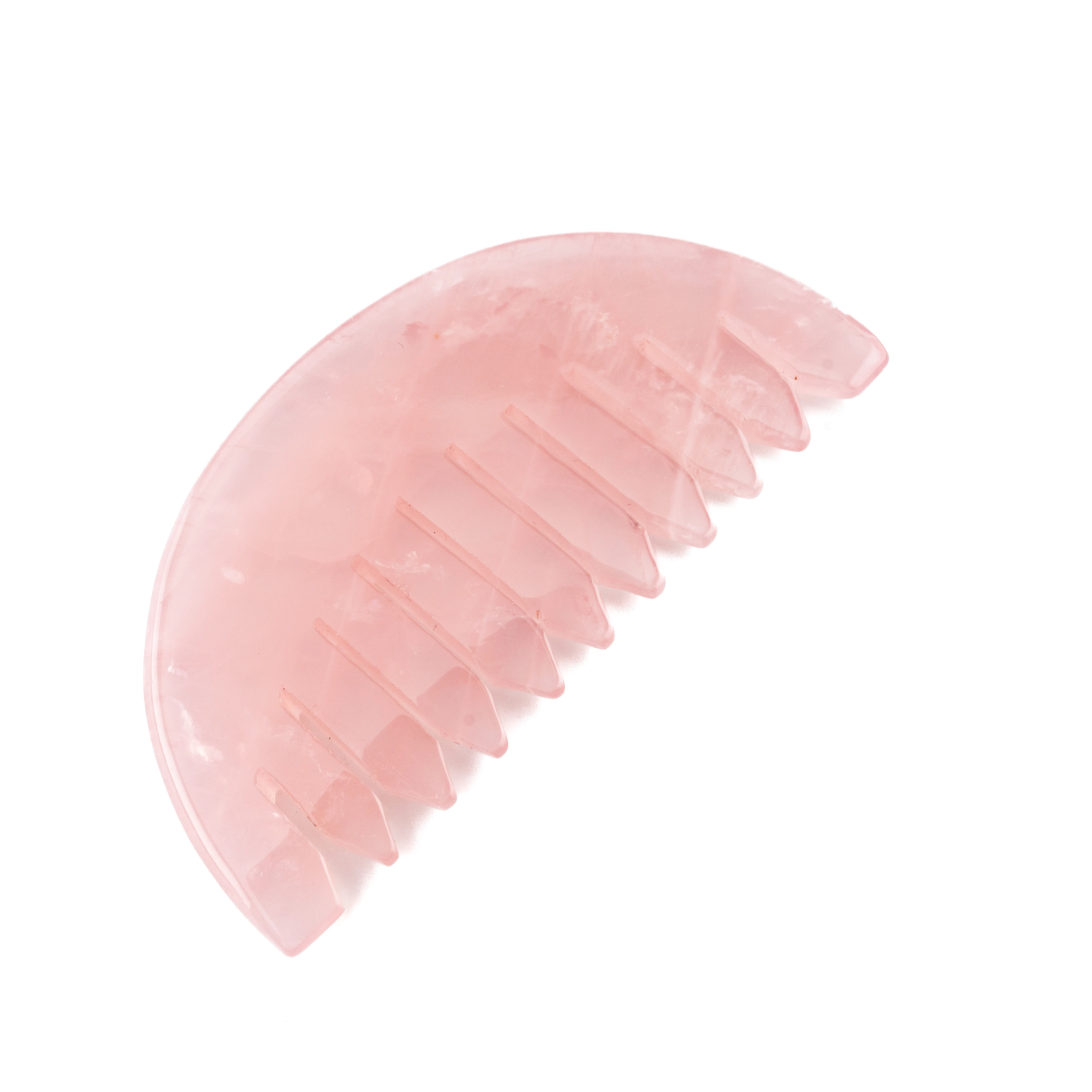 Muelson Direct Factory Price Rose Quartz Gua Sha Comb Masaj Seti Head Massager