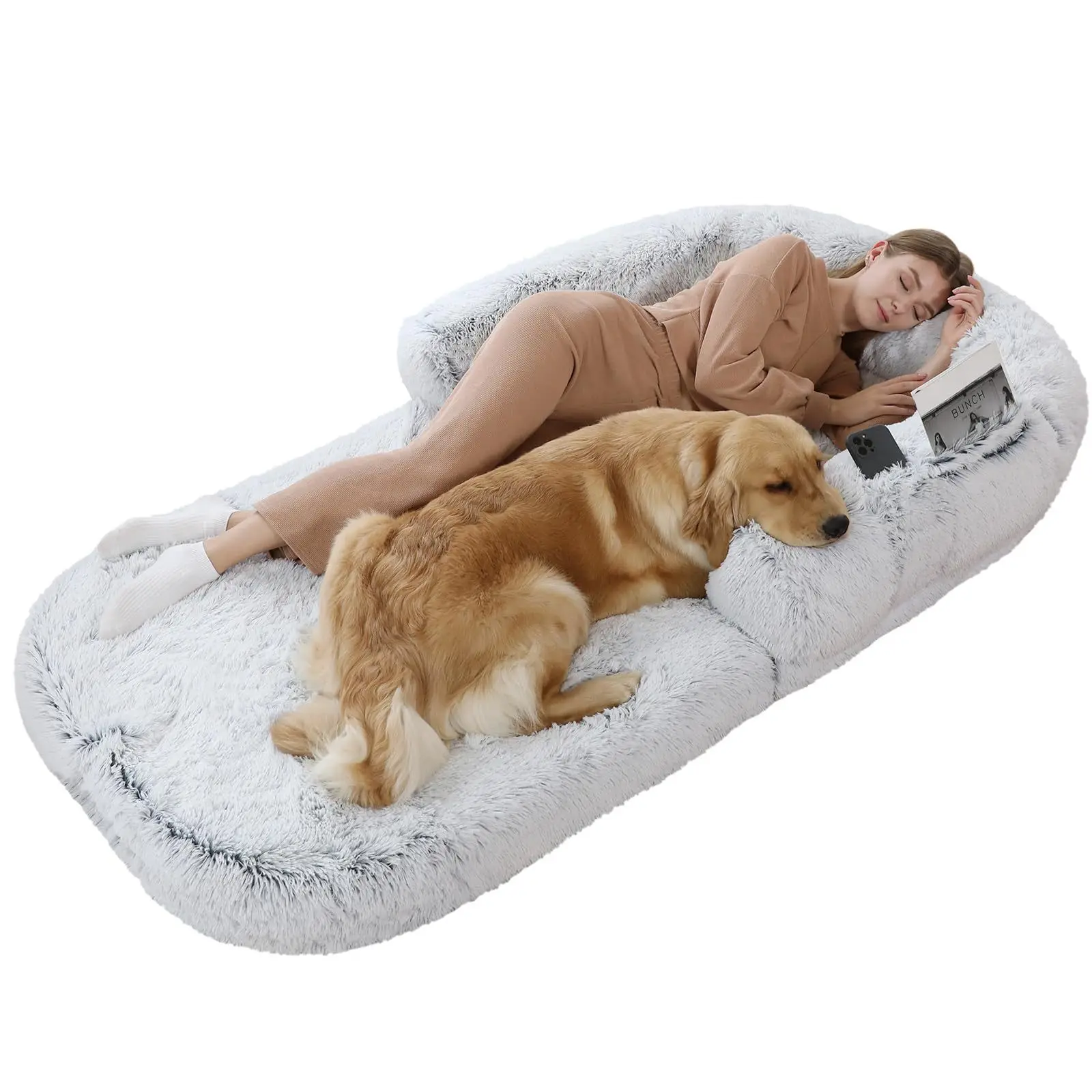 Orthopedic Foam Human Size Dog Bed Extra Large Plush