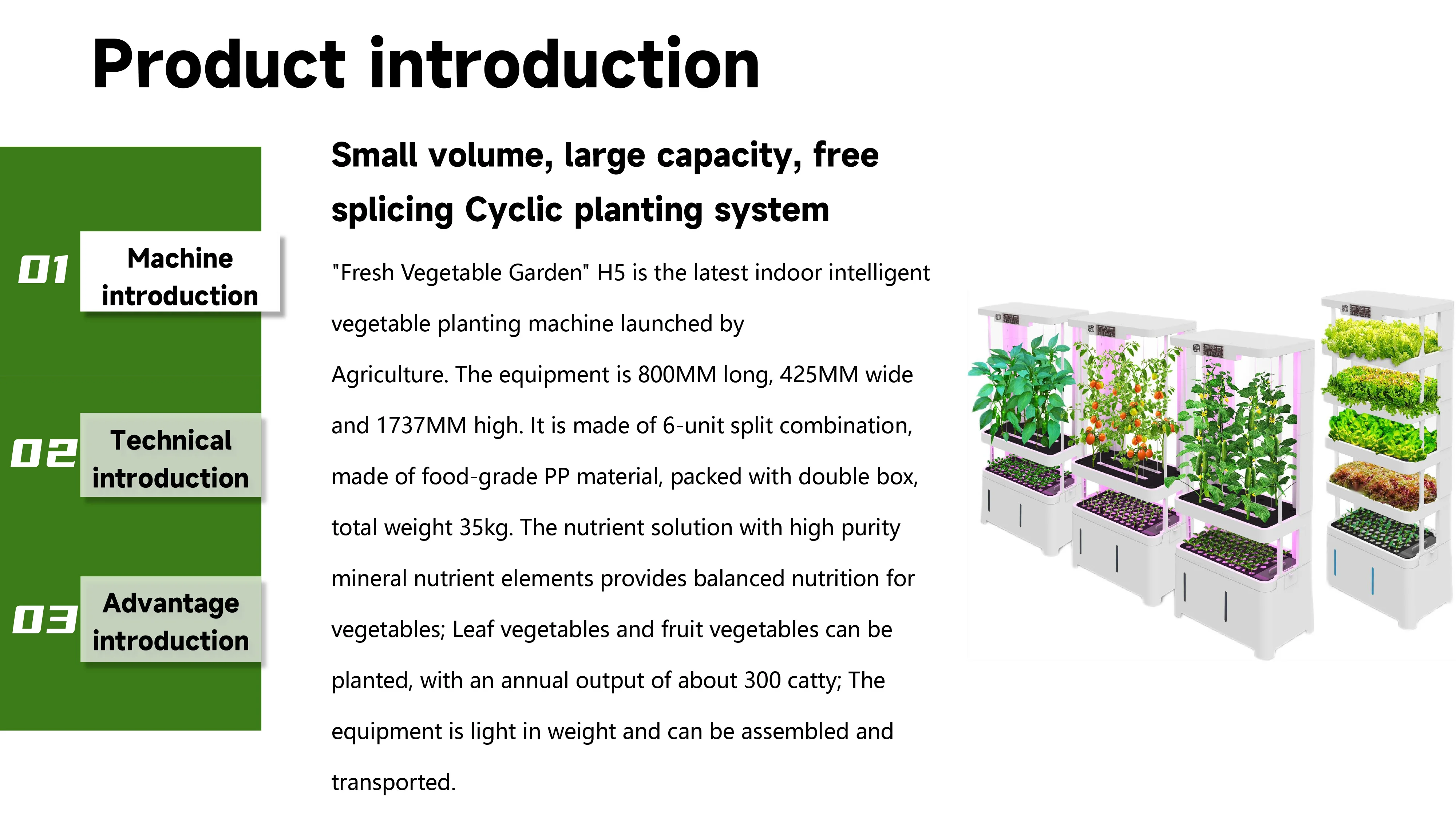 Fresh Vegetable Garden household planter wardrobe shell plants automatic indoor hydroponic plant growing machine