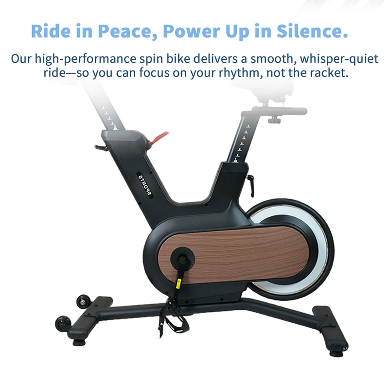 Oem Indoor Stationery Bicycle 10kgs Flywheel Fitness Equipment Magnetic Control Exercise Spinning Bikes