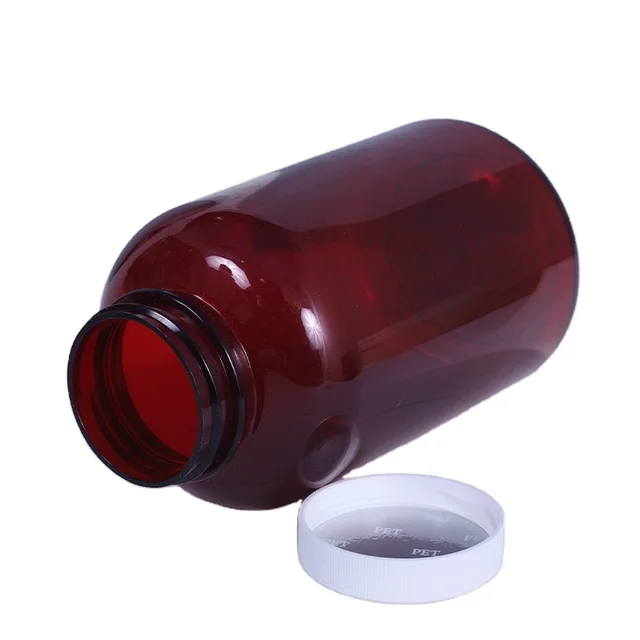 XWM Economical Custom Design 2500cc Red Wholesale Plastic Capsule Medicine Pill Pharma Bottle