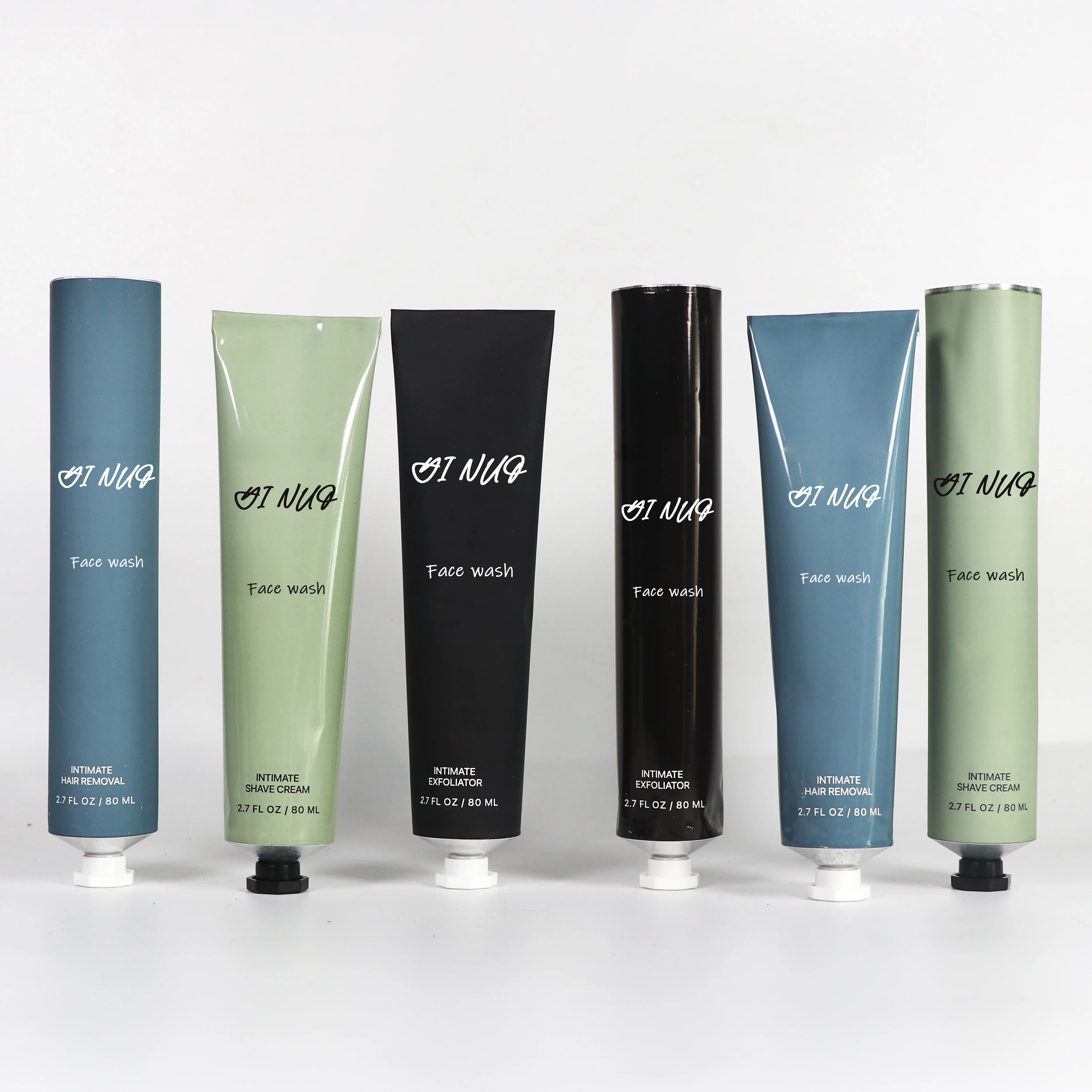 Factory Custom Metal Packaging 30ml Collapsible Hand Cream Aluminum Tubes for Cosmetic