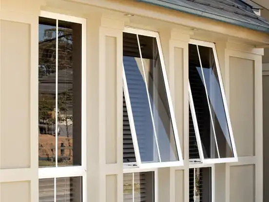 NFRC AS2047 CE TOMA Swing Vertical Anti-Theft Stainless Steel Folding Screen Modern Design Aluminum Glass Window Awning for Aluminum Alloy
