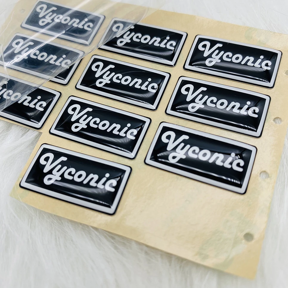Custom Clear Epoxy Resin Label Dome Logo Sticker Self Adhesive 3d
