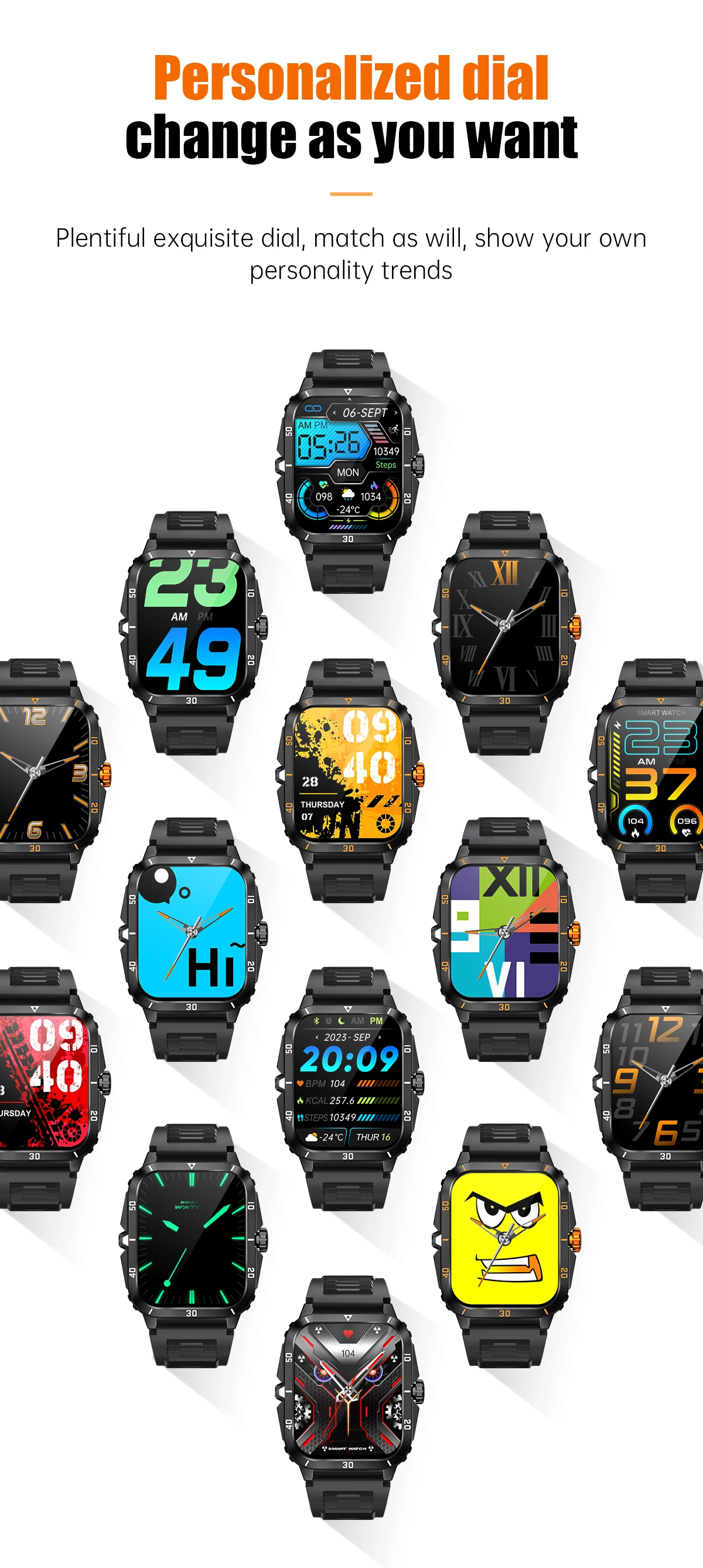 Chinese factory supplier supply  Sanvnet Kt71 Outdoor Sports Smart Watch 2025 1.96 Inch Hd Screen Bt Call Fitness Tracker Voice Assistant Smart Watch For Men - Buy Sporty Fitness Smart Watch square Shaped Smart Watch ips Display Type Smart Watch sleep Tracking Smart Watch