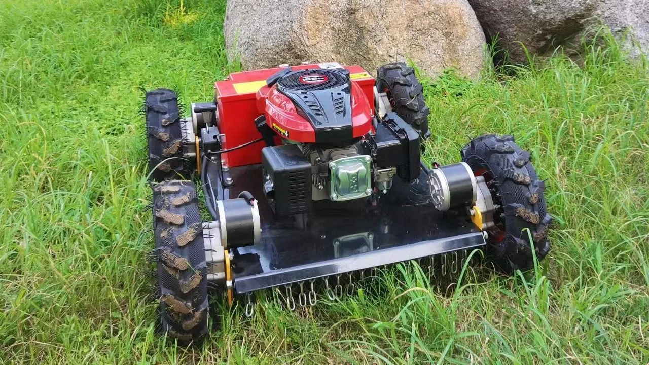 2022 No Fence Fully Automatic Intelligent Self Gasoline Wheeled Robotic