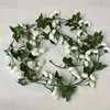 69 head of creamy white rose vines (1.8m)