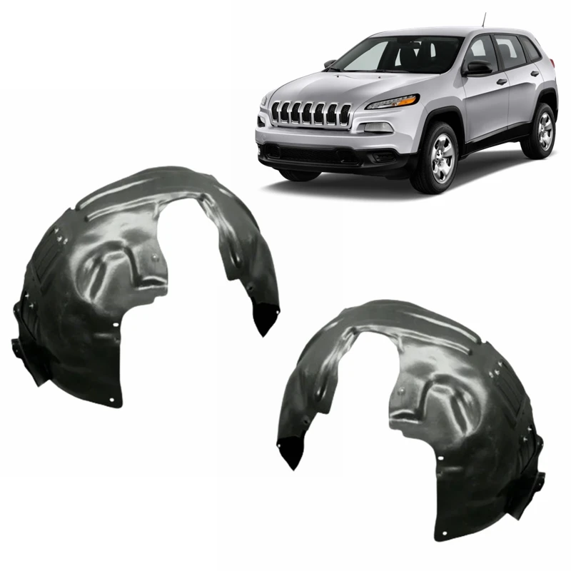 OEM replacement new front rear fender liner cotton inner panel liner for Jeep Cherokee 2014 2015 2016 2017 2018