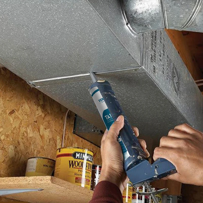 OEM Fast Drying Good Sealing Havc Acrylic Duct Seal Putty Waterproof Water Based Bucket Gray Duct Sealant