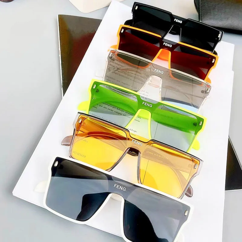 2022 New Style Brand Design Square Sunglasses Women Men Fashion