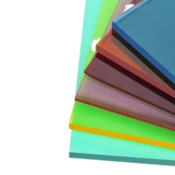 Bendable impact resistance uvproof multicolor PC solid sheet polycarbonate sheet for carport window awning