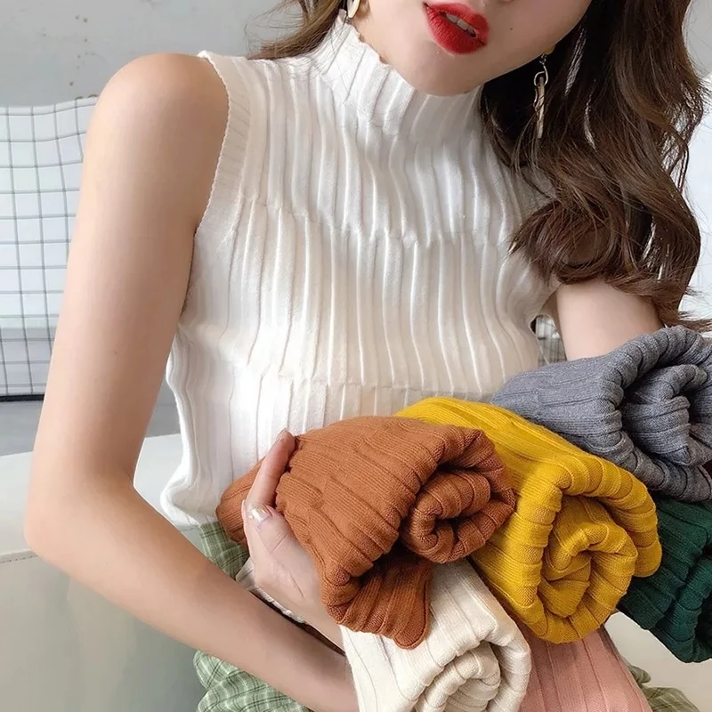 knitted vest tops ladies