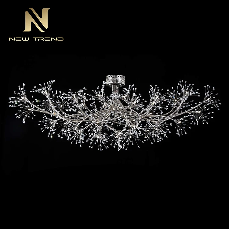 Professional Manufacture Indoor Decoration Fixture Custom Large Project Luxury LED Chandelier   