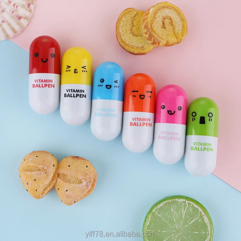Capsule Pen Retractable Pill Pen Advertising Gifts Customized Ballpoint ...
