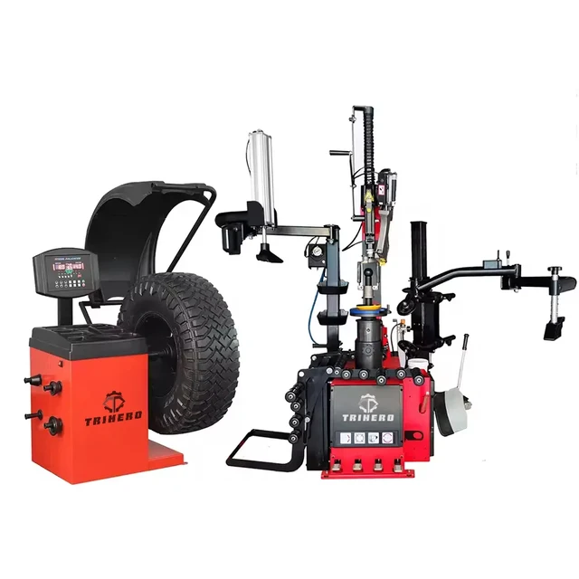 26" Luxury no disc tire changer & Wheel balancer Automatic lean back Tyre changing machine Tire balance machine for sale