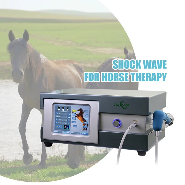 Portable Pneumatic Equine Shockwave Therapy Machine with AC 110-220V Power for Horse Pain Relief