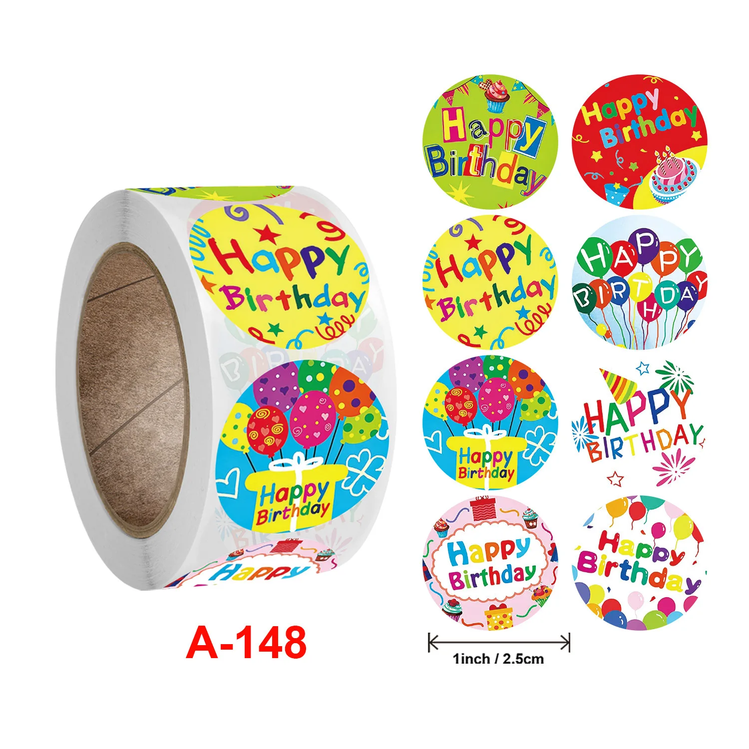 Rouleau Autocollant Joyeux Anniversaire De Sceau Etiquette Ronde Mignon Pour La Saint Valentin 48 Pieces Buy I Love You Sticker Valentine S Day Packaging Stickers Adhesive Birthday Stickers Product On Alibaba Com