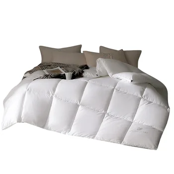 Factory direct bedding imitation goose down quilt thick warm hotel four seasons general goose down quilt