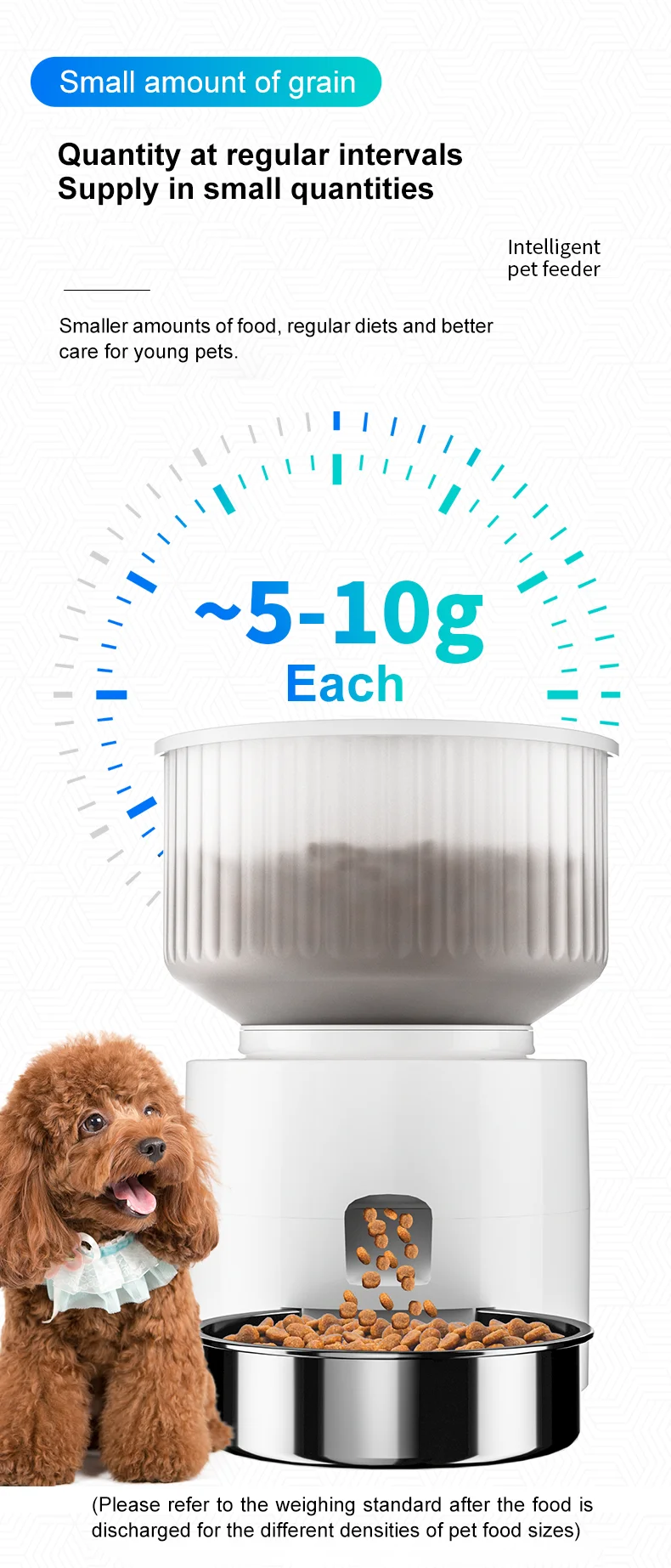 Pet 3l Smart Cat Feeder Wifi Mobile Phone App Remote Control Dog Food