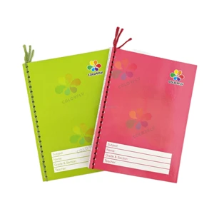 Exercise Book  A5 Size  Cheap Price  Color Cover   Good Quality  80 Leaves  Yarn Notebook