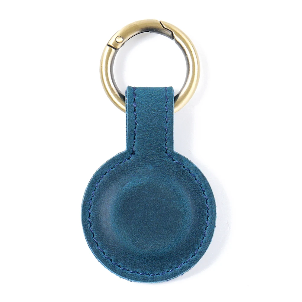 RUNROLE Genuine Leather Keychain With Magnetic Money Clip – Stylish & Practical Key Holder