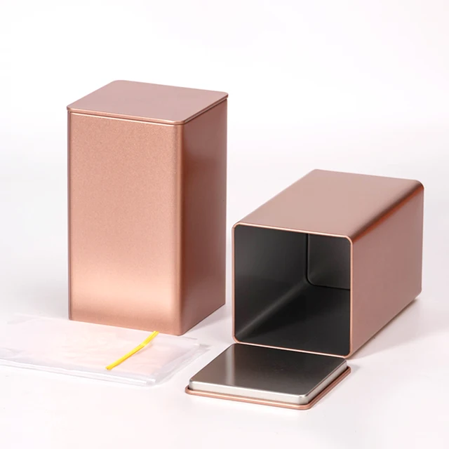 Factory Stock Luxury Food Grade Tea Coffee Beans Storage Tin Can High Quality Metal Cans