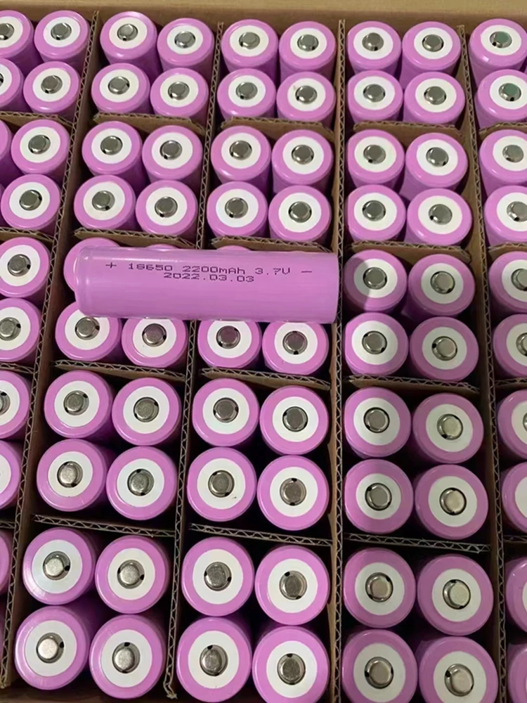 Cheap Price Grade a Power Bank Lithium Ion Batteries Cell Icr INR18650 22f Li-ion Cylindrical Battery 18650 2200mah 3.7v 8.14wh