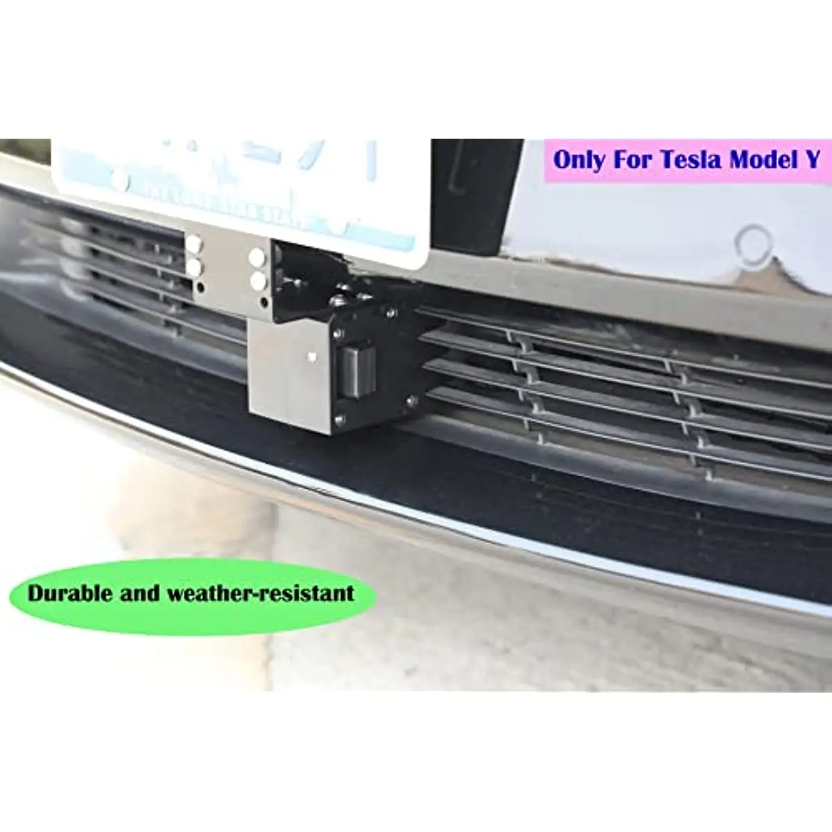Removable Front License Plate Holder for Tesla Model Y - No