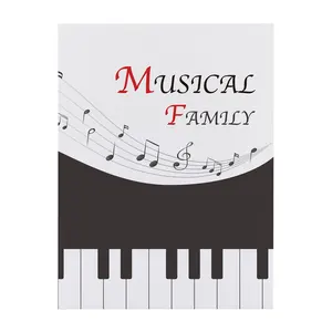 Elegant Tailored Creative Folder Music Design Business Organizer Durable Recyclable Folder Premium Crafted Folder