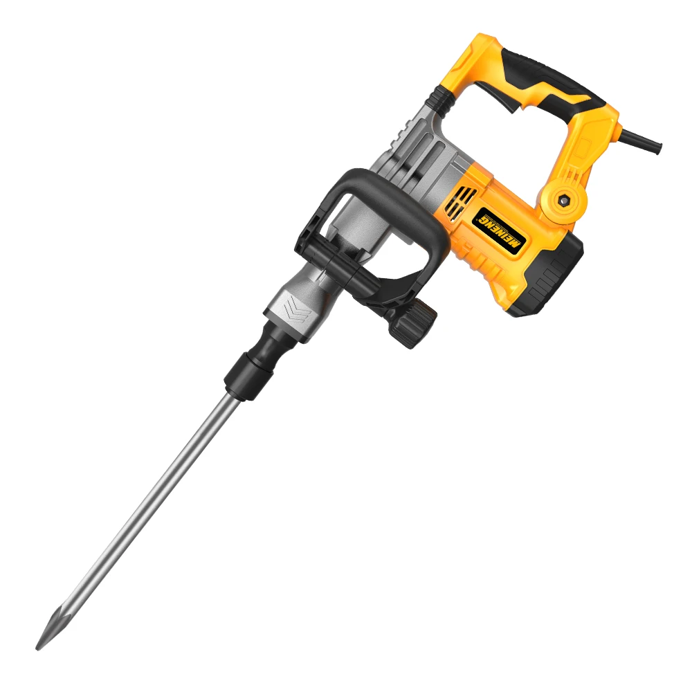 Portable 1500w Handheld Electric Concrete Demolition Jack Hammer Diy