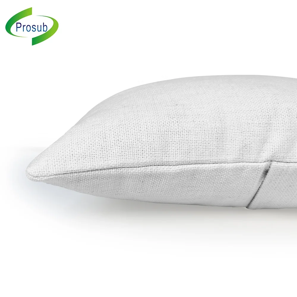 Prosub 16*16in White Sublimation Pillow Case Blanks With Pocket Book