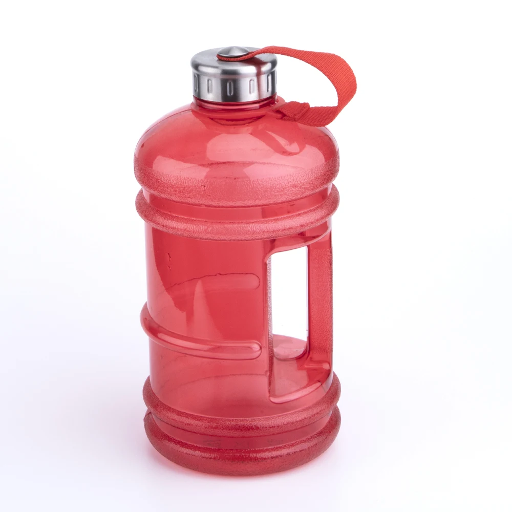 Bouteille D'eau De Sport, Poignée Large Avec Grande Capacité Double Bouche 1000 Ml Bouteille D'eau Pour Usage Extérieur (noir