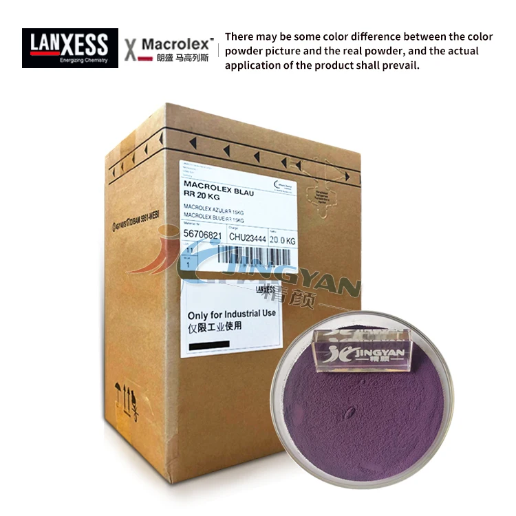 LANXESS MACROLEX  RR Blue High Temperature Resistant Solvent Dye for Plastic Inks Anthraquinone Dye Solvent Blue 97