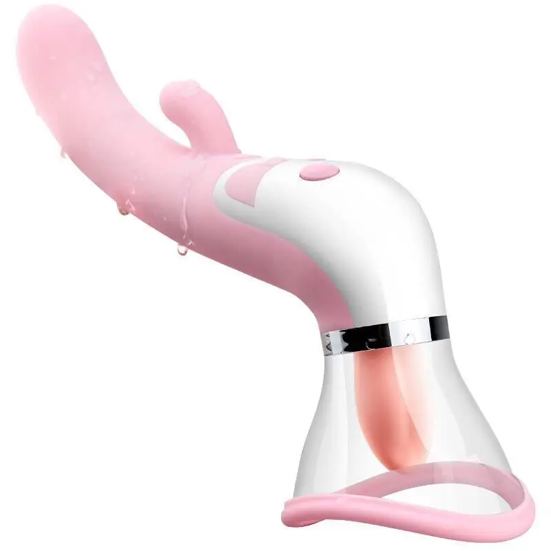 Amazon Hot Selling Rechargeable Clitoris Vibrator Vagina Tongue Sucker Masturbator Oral Tongue Vibrator