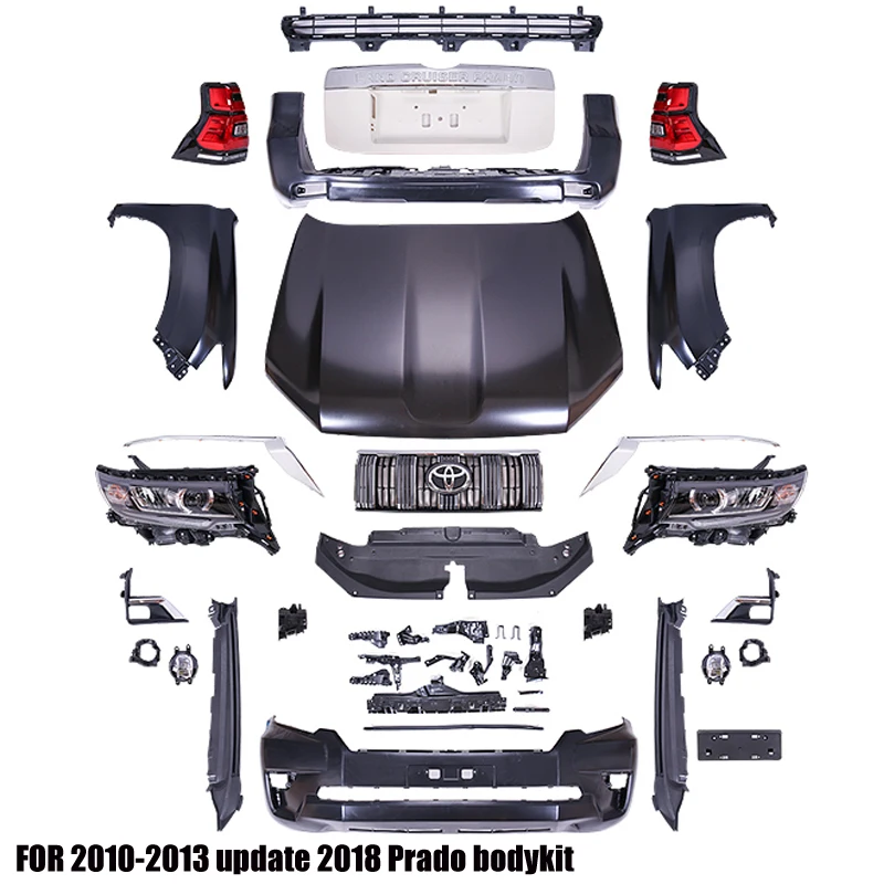 toyota prado facelift kit 2018