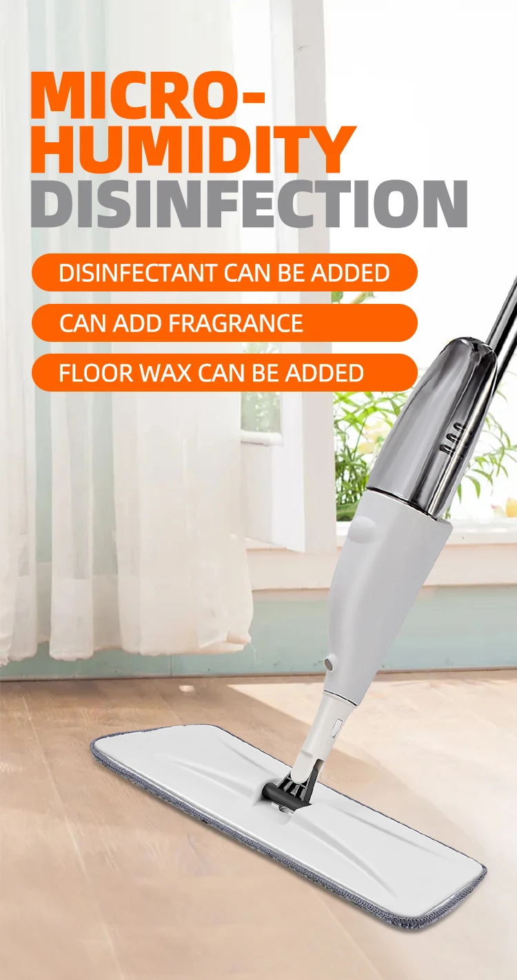 High Efficiency Super Microfiber Detachable Intelligent Water Clean Spray Mop