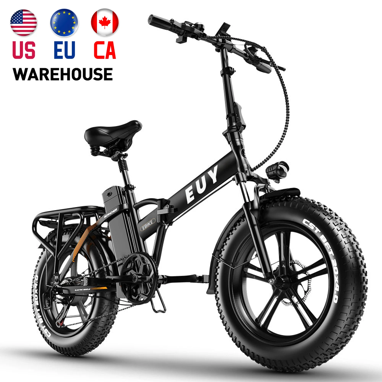 ZHENGBU EUYBIKE F6 48V 750W Foldable Fat Tire Electric Bike for