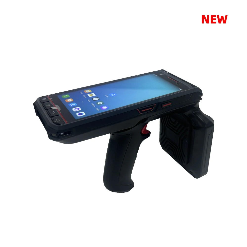 Barcode Scanner Iso18000 6C Battery Powered 900Mhz Android Passive 860 960 Mhz Handheld Uhf Rfid Reader With 4G