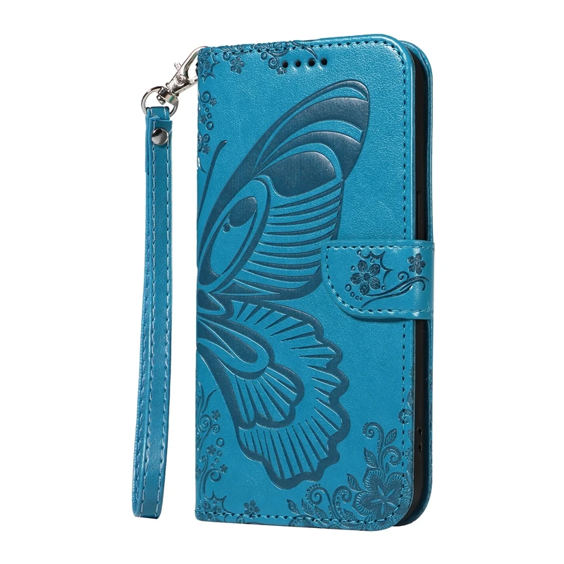 For Samsung Galaxy A06 A16 Fancy Butterfly Style Leather case with Rope,  Wallet Flip case for Redmi K70 Ultra
