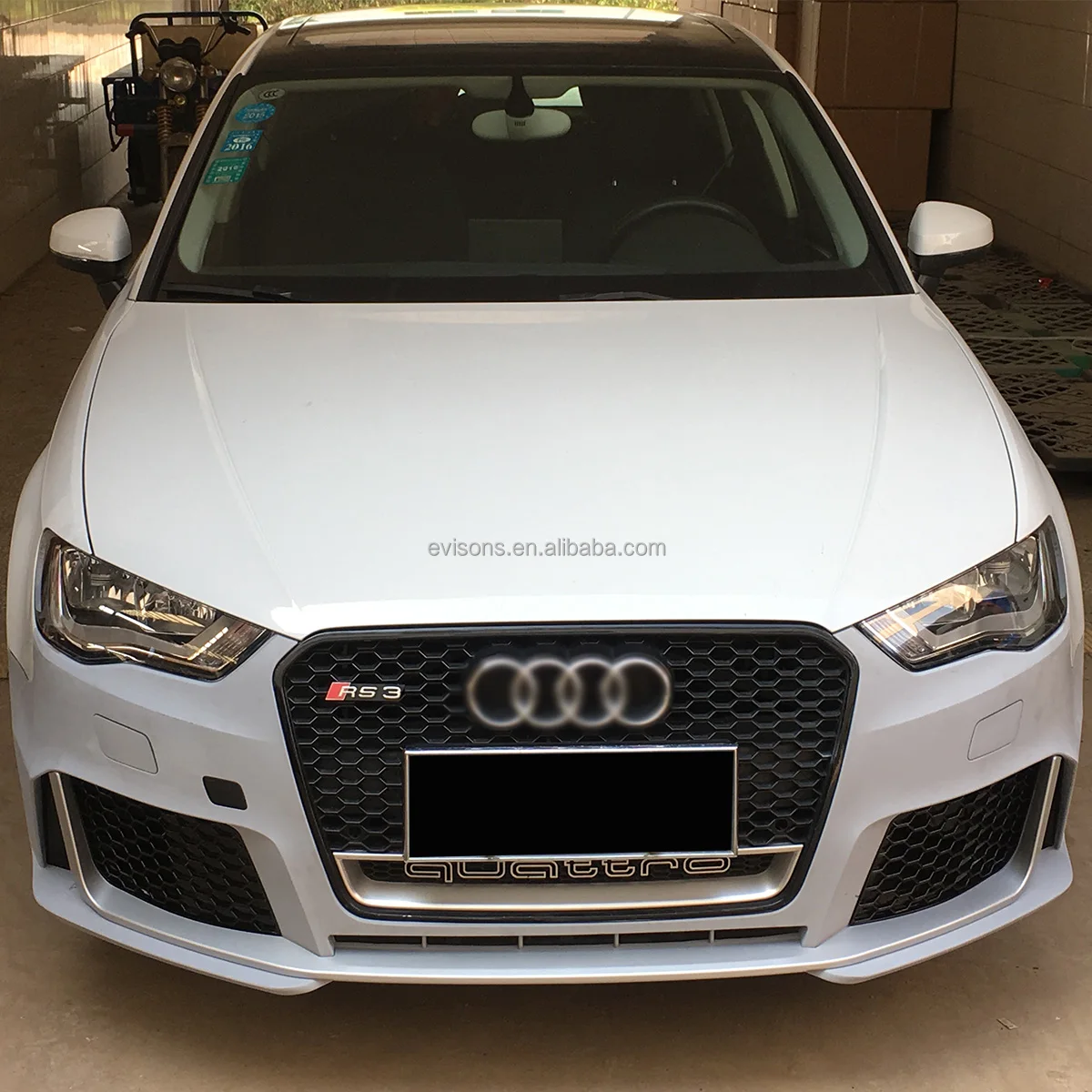 Auto Parts Body Kit For Audi A3 Upgrade Rs3 With Front/rear Bumpers ...
