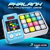 Blue Electronic Puzzle Matrix Game Console Toy