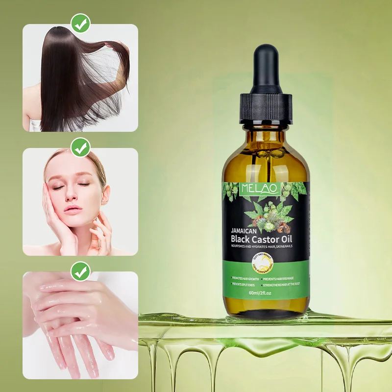 Jamaican Essential Oil Nourishing Moisturizer Sunburn Skin Care Dry Skin Remedy Anti Aging for Hair Growth Organic Castor Oil